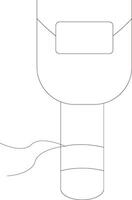 Line Two Color Design vector