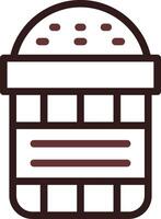 Milk Powder Creative Icon Design vector