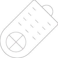 Line Two Color Design vector