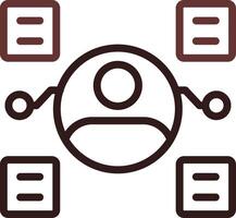 User Predictions Creative Icon Design vector