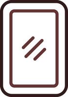 Line Two Color Design vector