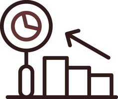 Predictive Analytics Creative Icon Design vector