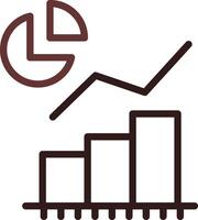 Statistical Analysis Creative Icon Design vector