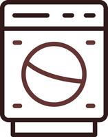 Laundry Service Creative Icon Design vector