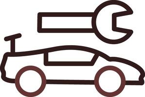 Car Service Creative Icon Design vector