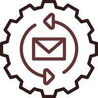 Marketing Automation Creative Icon Design vector
