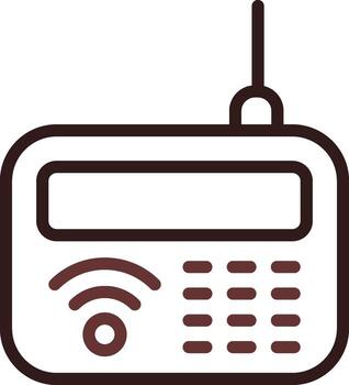 intercomunicador creativo icono diseño vector