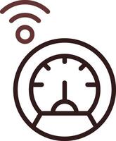 Smart Meter Creative Icon Design vector