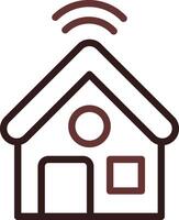 Smart Home Creative Icon Design vector