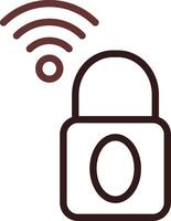 Smart Lock Creative Icon Design vector
