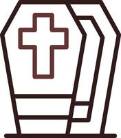 Coffin Creative Icon Design vector