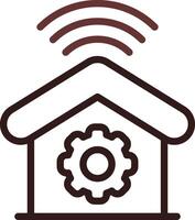 Home Automation Creative Icon Design vector