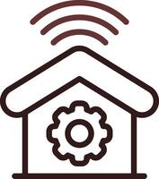 Home Automation Creative Icon Design vector