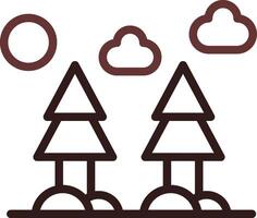 Forest Creative Icon Design vector