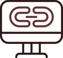 Link Creative Icon Design vector