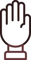 Hand Creative Icon Design vector