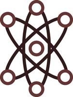 Atom Creative Icon Design vector