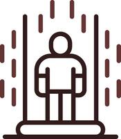 Teleportation Creative Icon Design vector