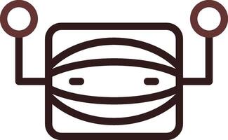 Virtual Assistant Creative Icon Design vector