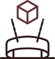 Head Up Display Creative Icon Design vector