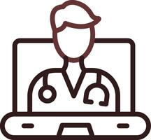 Digital Medicine Creative Icon Design vector
