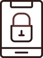 Lock Screen Creative Icon Design vector