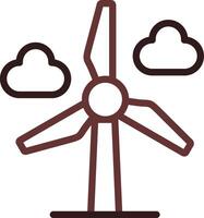 Wind Power Creative Icon Design vector