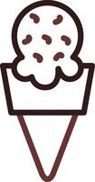 diseño de icono creativo de helado vector