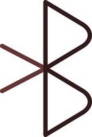 Bluetooth Creative Icon Design vector