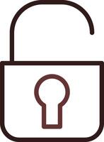 Unlock Creative Icon Design vector