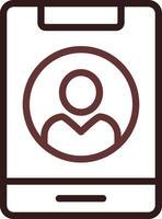 Contact Creative Icon Design vector