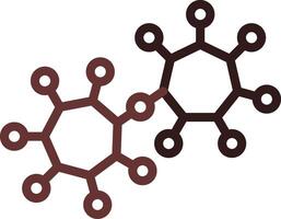 Molecules Creative Icon Design vector
