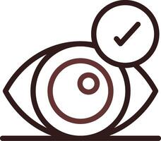 Healthy Eye Creative Icon Design vector