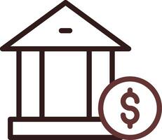 Banking Fees Creative Icon Design vector