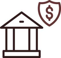 Banking Security Creative Icon Design vector