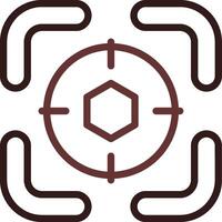 Basic Target Creative Icon Design vector