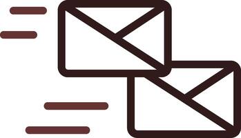 Mass Mailing Creative Icon Design vector