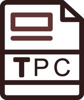 TPC Creative Icon Design vector