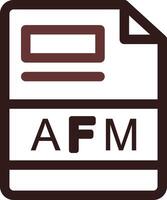 AFM Creative Icon Design vector