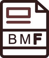 BMF Creative Icon Design vector