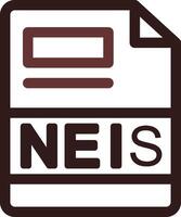 NEIS Creative Icon Design vector