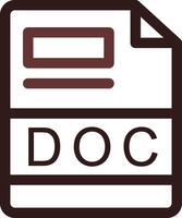 DOC Creative Icon Design vector