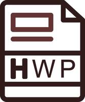 HWP Creative Icon Design vector