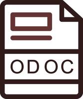 odoc creativo icono diseño vector