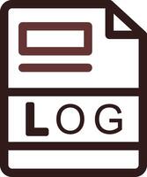 LOG Creative Icon Design vector