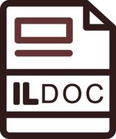 ildoc creativo icono diseño vector