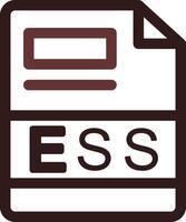 ESS Creative Icon Design vector