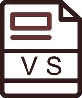VS Creative Icon Design vector