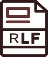 RLF Creative Icon Design vector