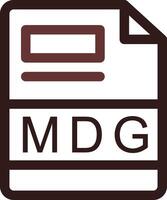 MDG Creative Icon Design vector